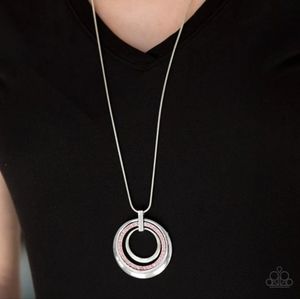 Paparazzi Gather Around Gorgeous Pink Necklace